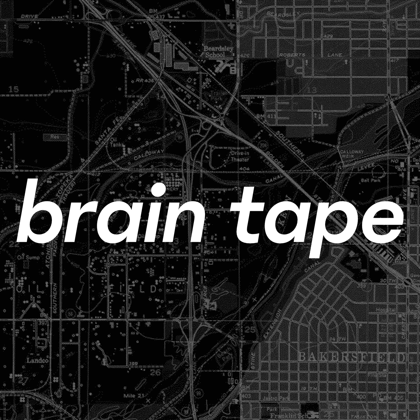 the album art for brain tape