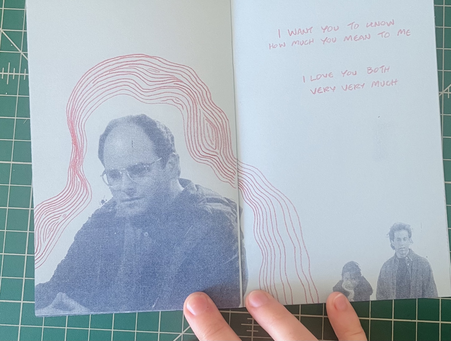 A spread from the zine